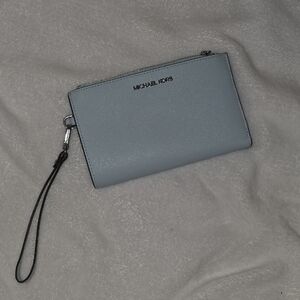 Michael Kors Blue Wristlet